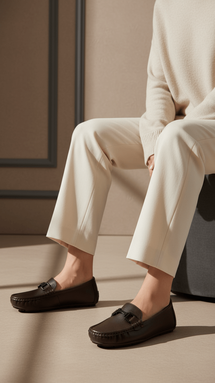 Brown Moccasin For Women WN4554