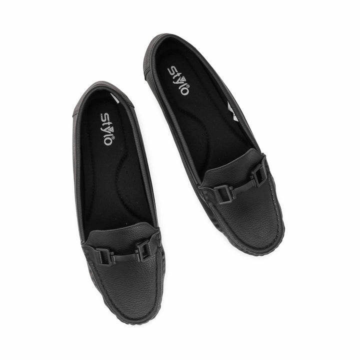 Black Women Moccasin WN4554