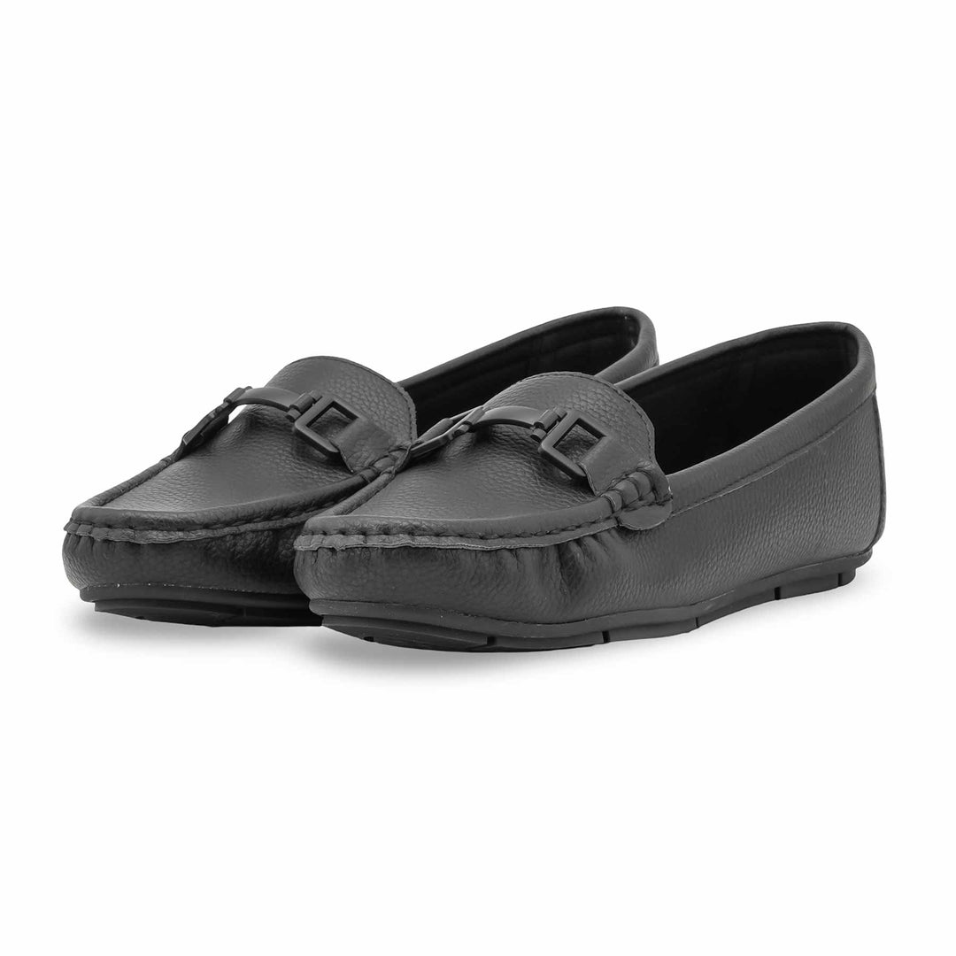 Black Women Moccasin WN4554