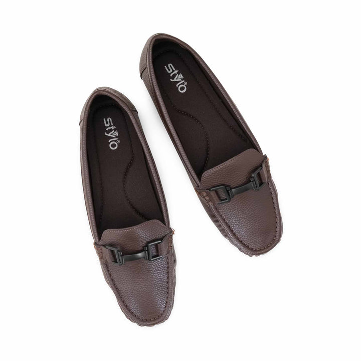 Brown Moccasin For Women WN4554