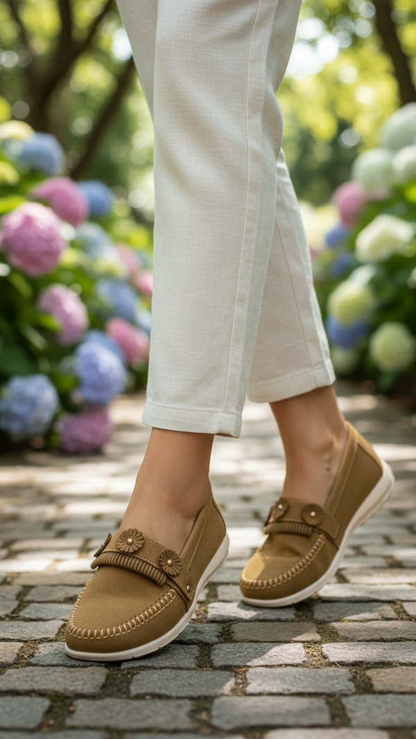 Mustard Moccasin For Ladies WN4558