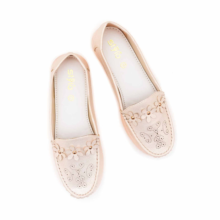 Golden Moccasin For Ladies WN4559