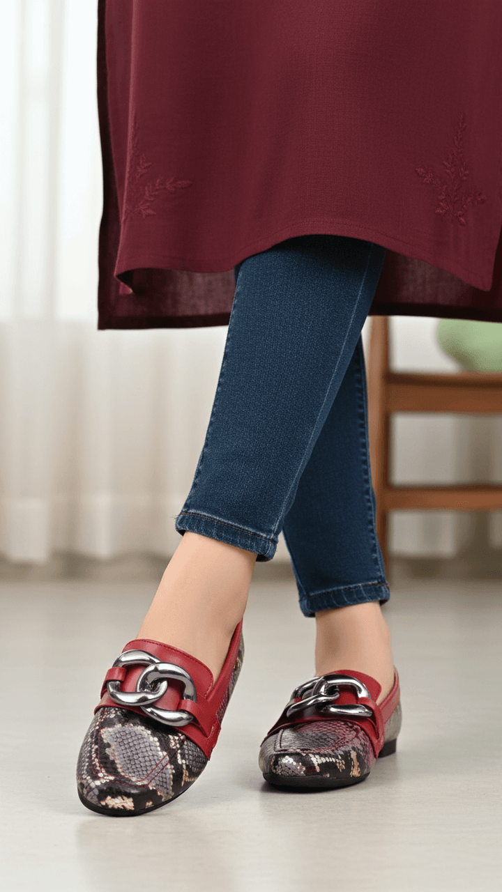 Maroon Moccasin WN4564