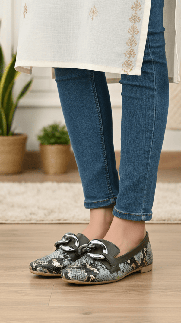 Green Moccasin WN4564