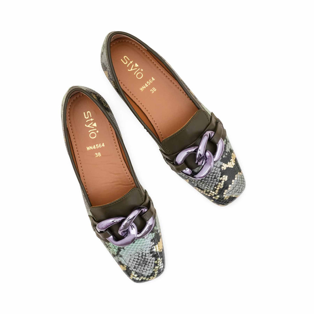 Green Moccasin WN4564