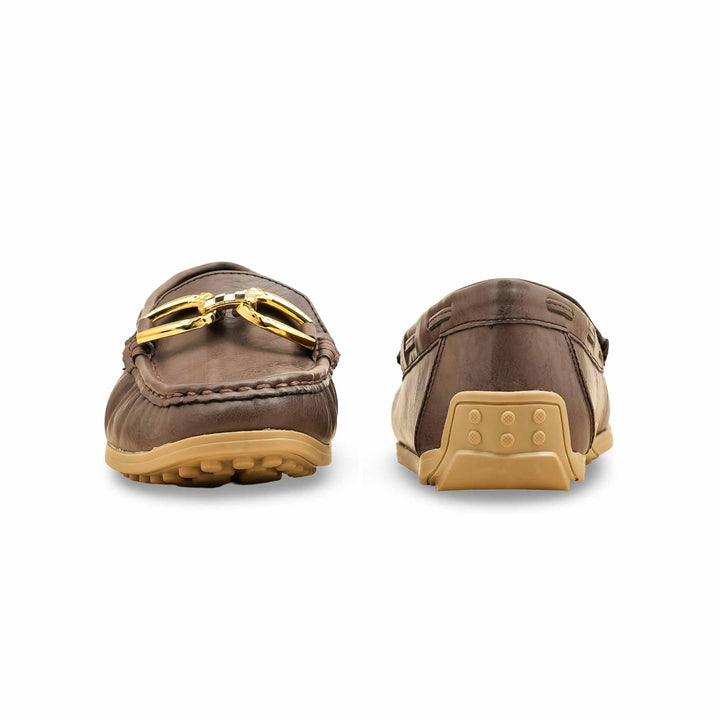 Brown Moccasin For Ladies WN4567
