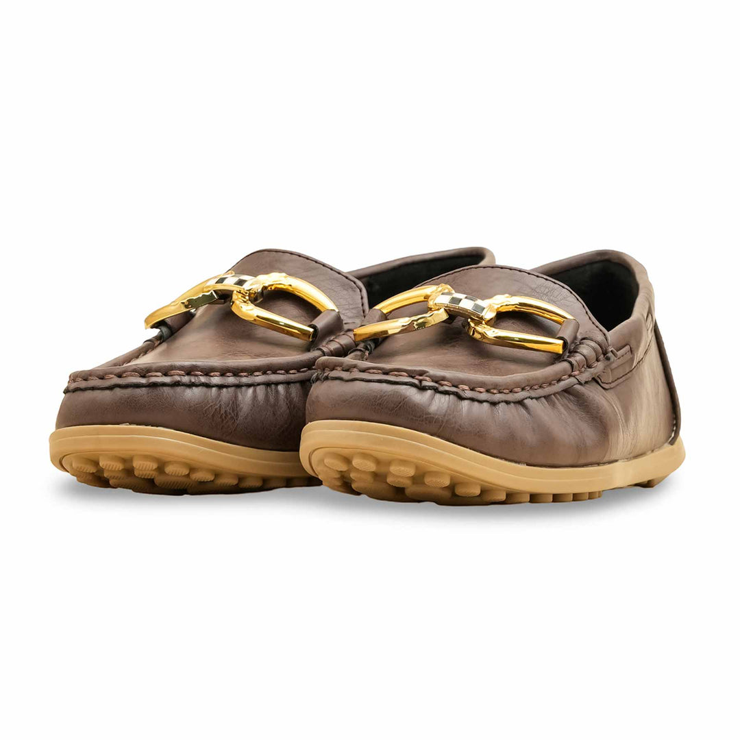 Brown Moccasin For Ladies WN4567