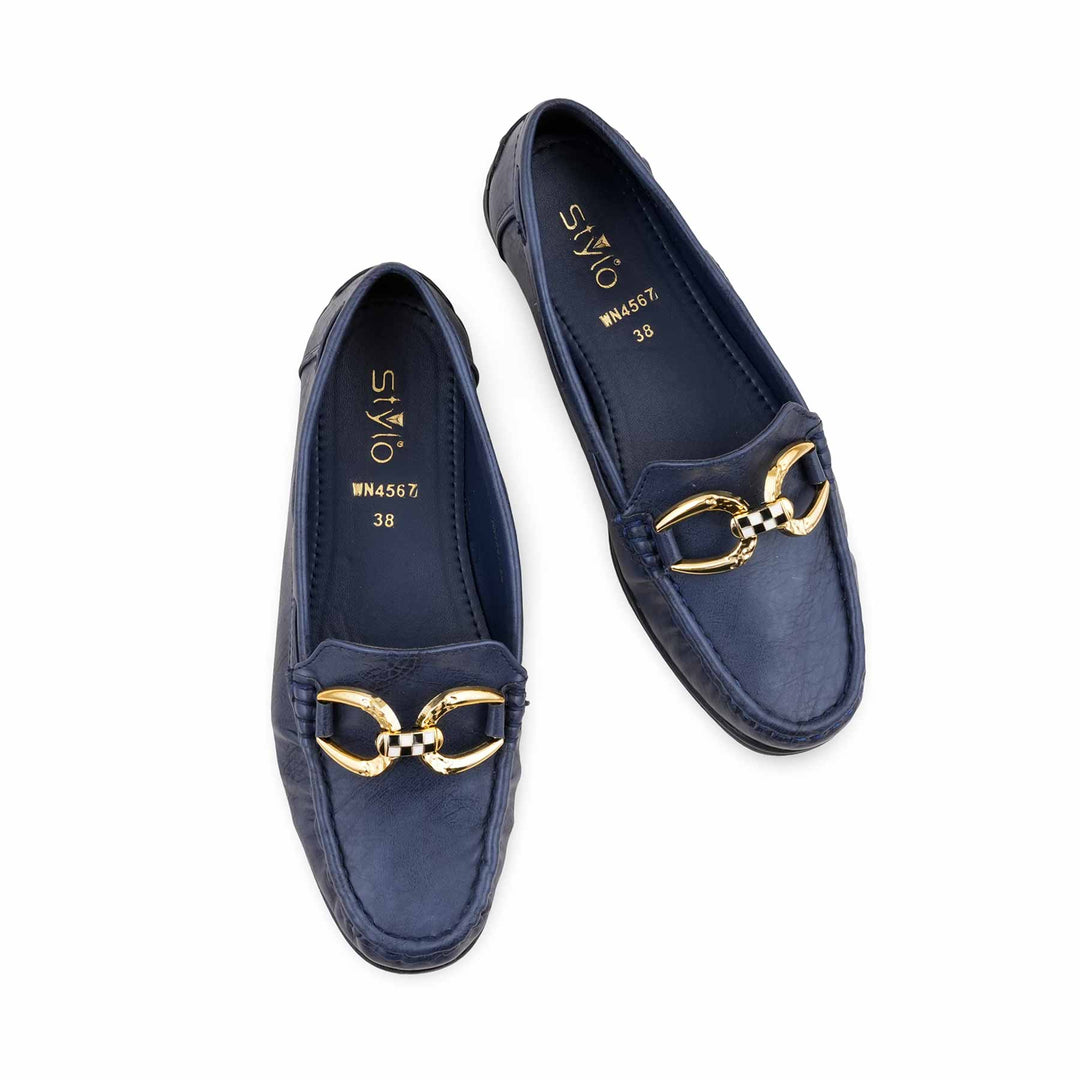 Blue Moccasin For Ladies WN4567
