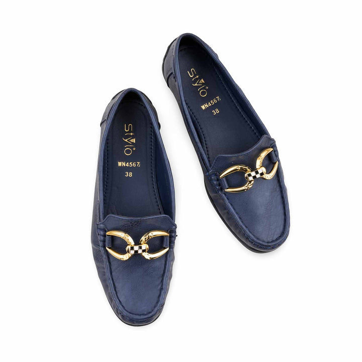 Blue Moccasin For Ladies WN4567
