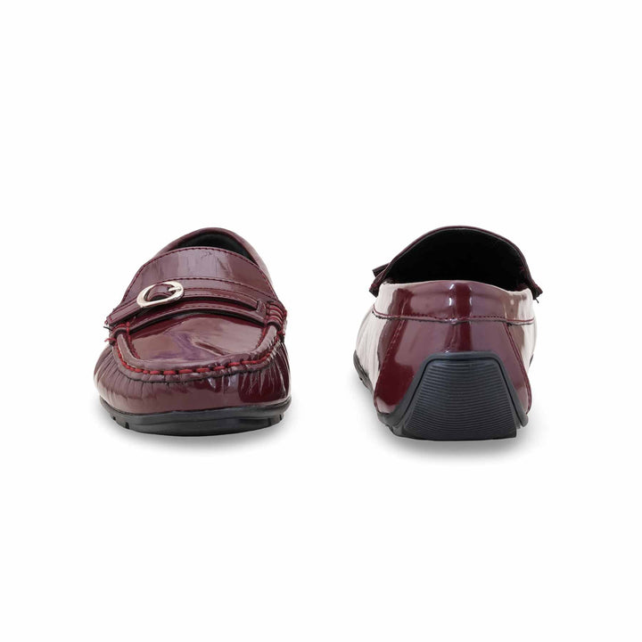 Maroon Moccasin For Women WN4576