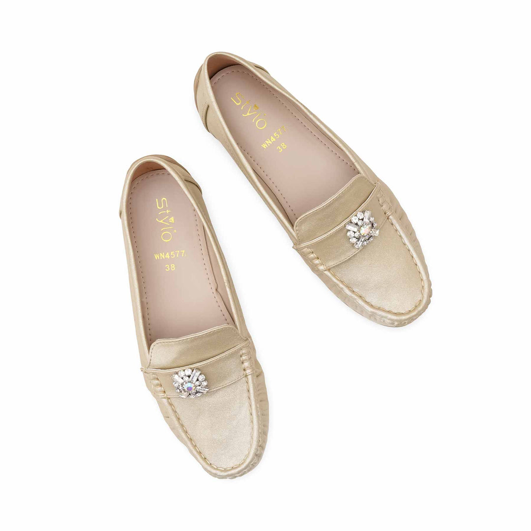 Golden Moccasin For Women WN4577