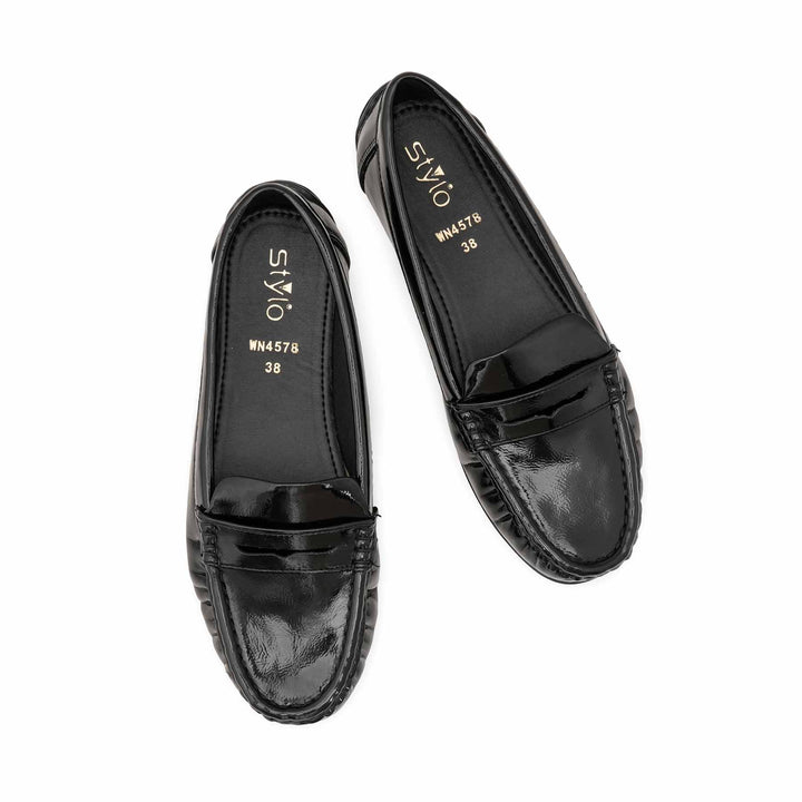 Black Moccasin For Women WN4578