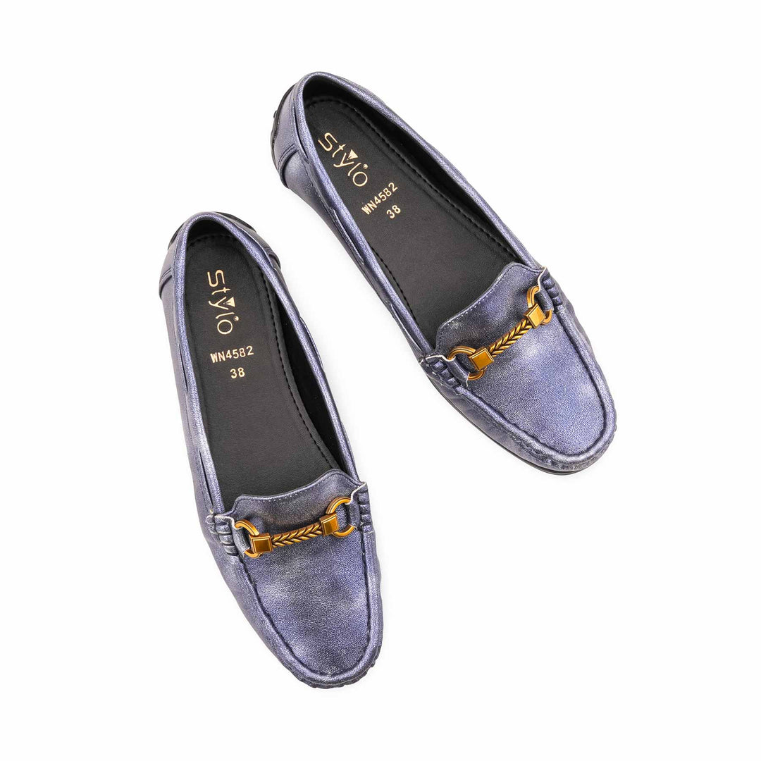 Navy Women Moccasin WN4582