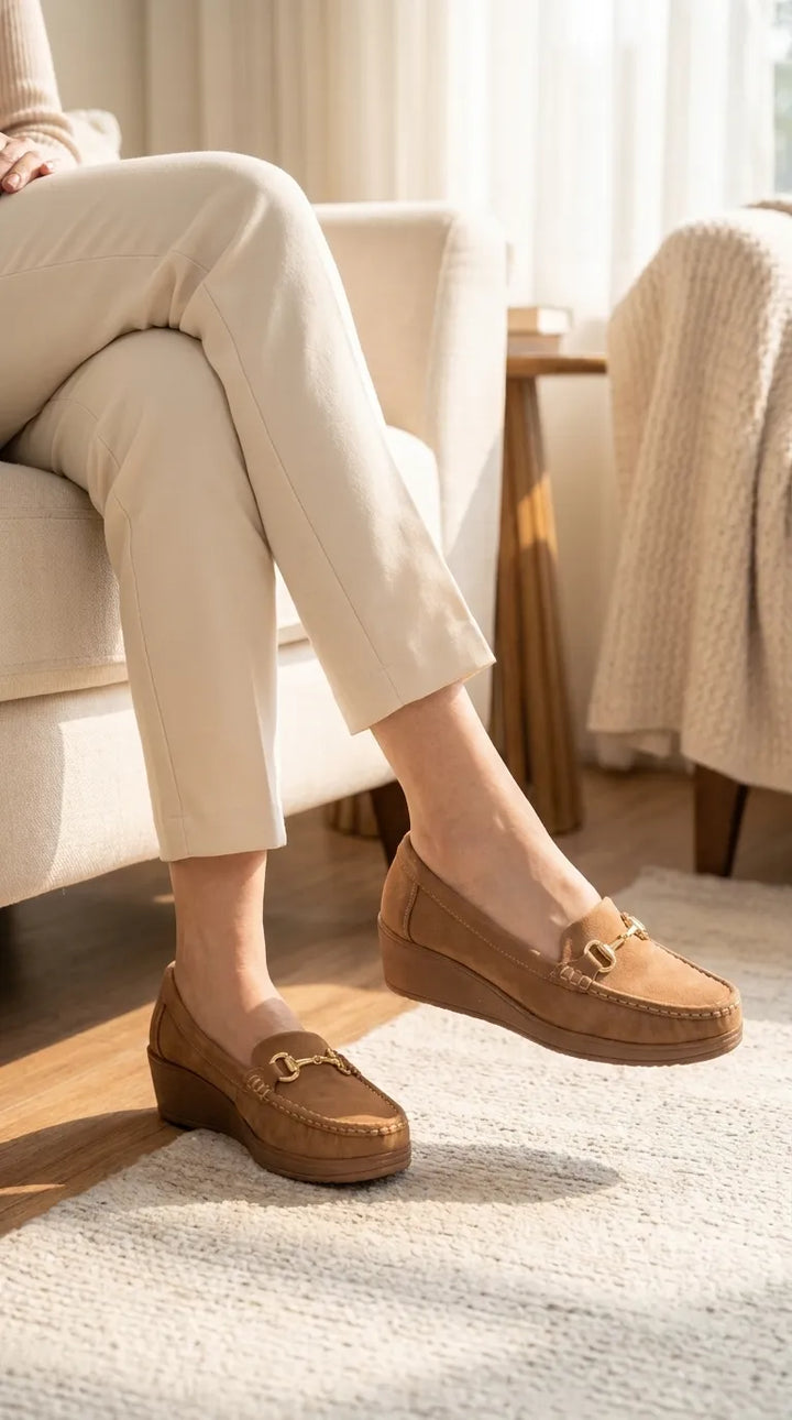Brown Moccasin For Women WN4587