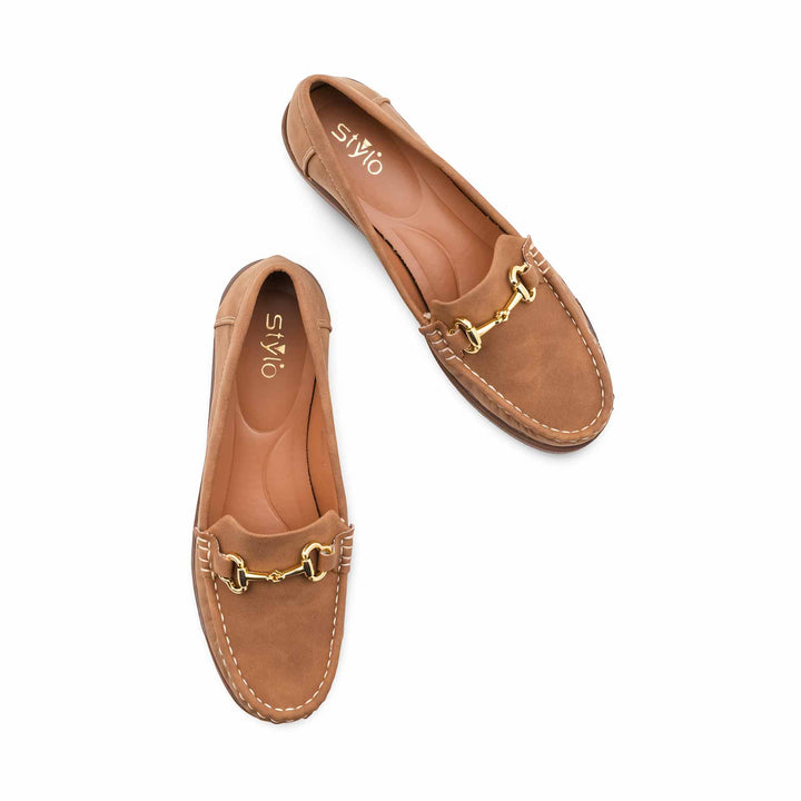 Brown Moccasin For Women WN4587