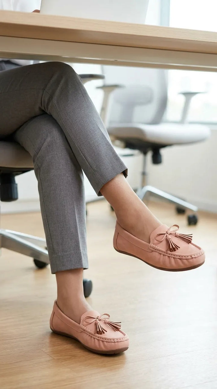Pink Moccasin For Ladies WN4589