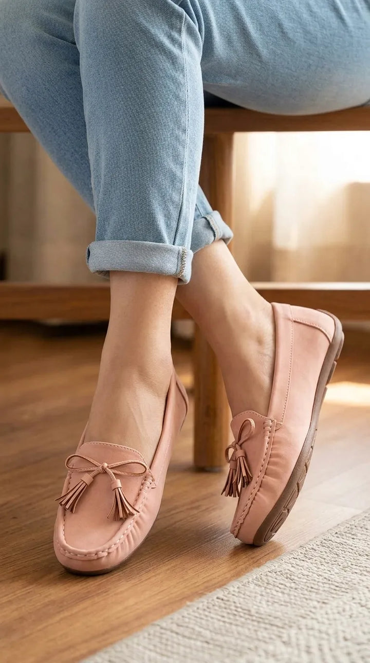 Pink Moccasin For Ladies WN4589
