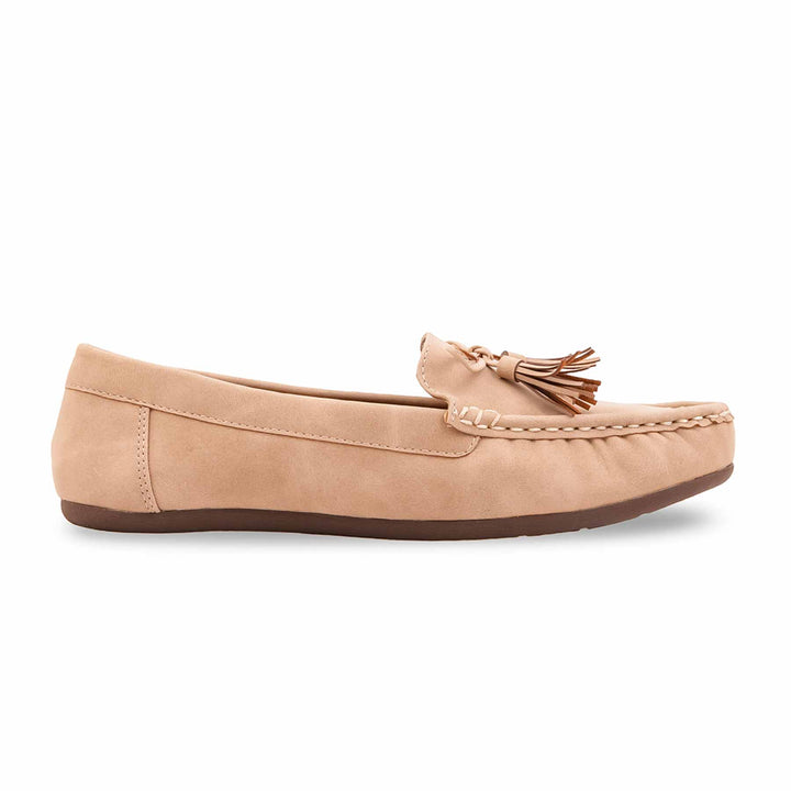 Beige Moccasin For Women WN4589