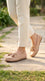 Beige Moccasin For Women WN4589