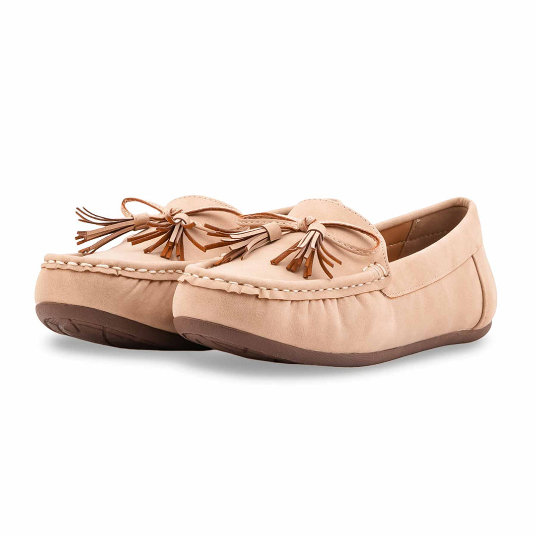 Beige Moccasin For Women WN4589