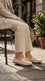 Cream Moccasin For Ladies WN4590