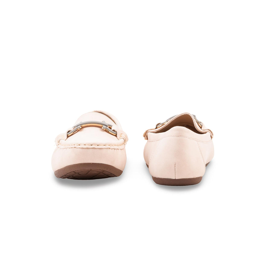 Beige Moccasin For Ladies WN4593