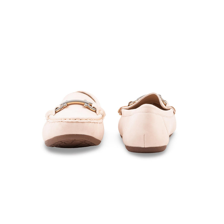 Beige Moccasin For Ladies WN4593
