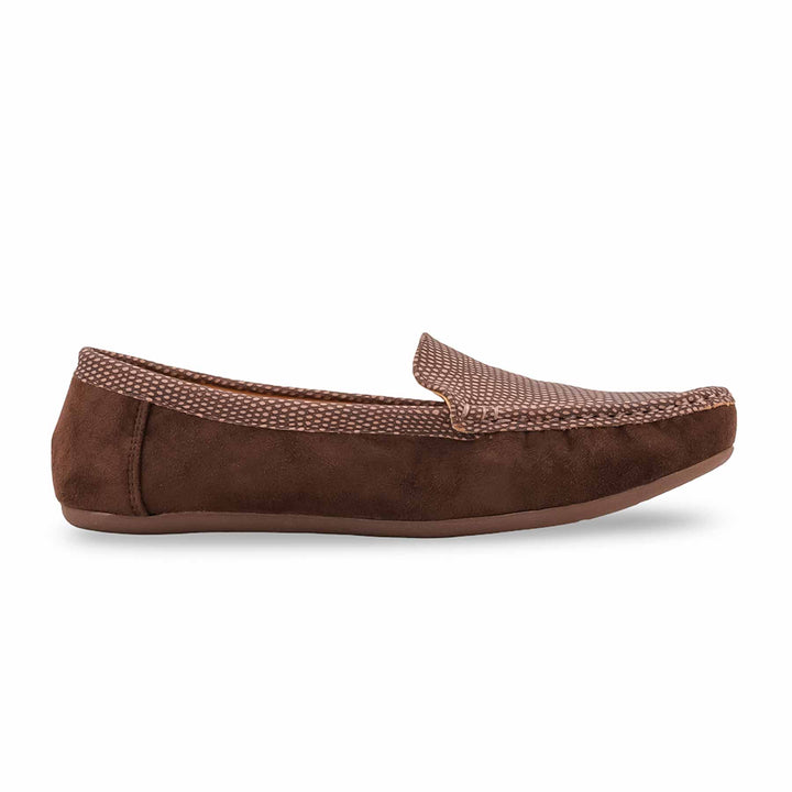 Brown Moccasin For Ladies WN4594