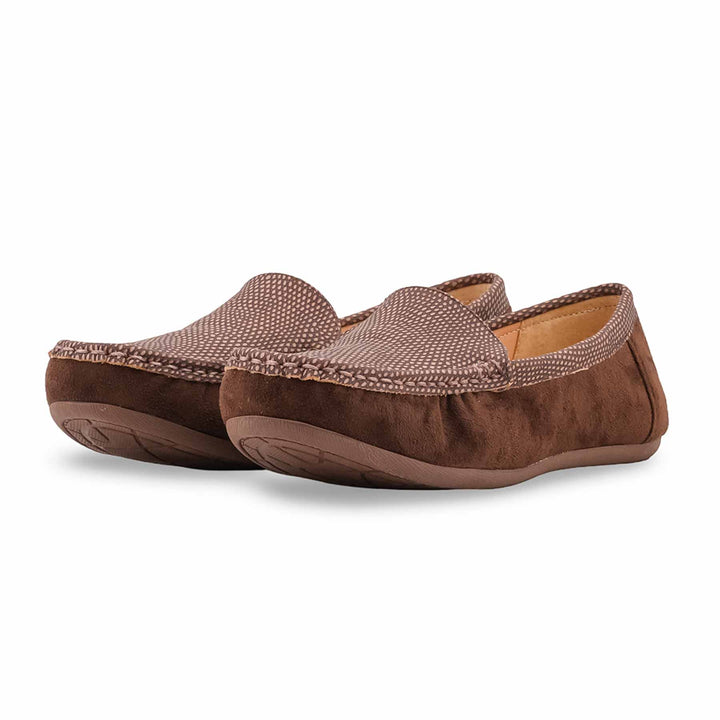Brown Moccasin For Ladies WN4594
