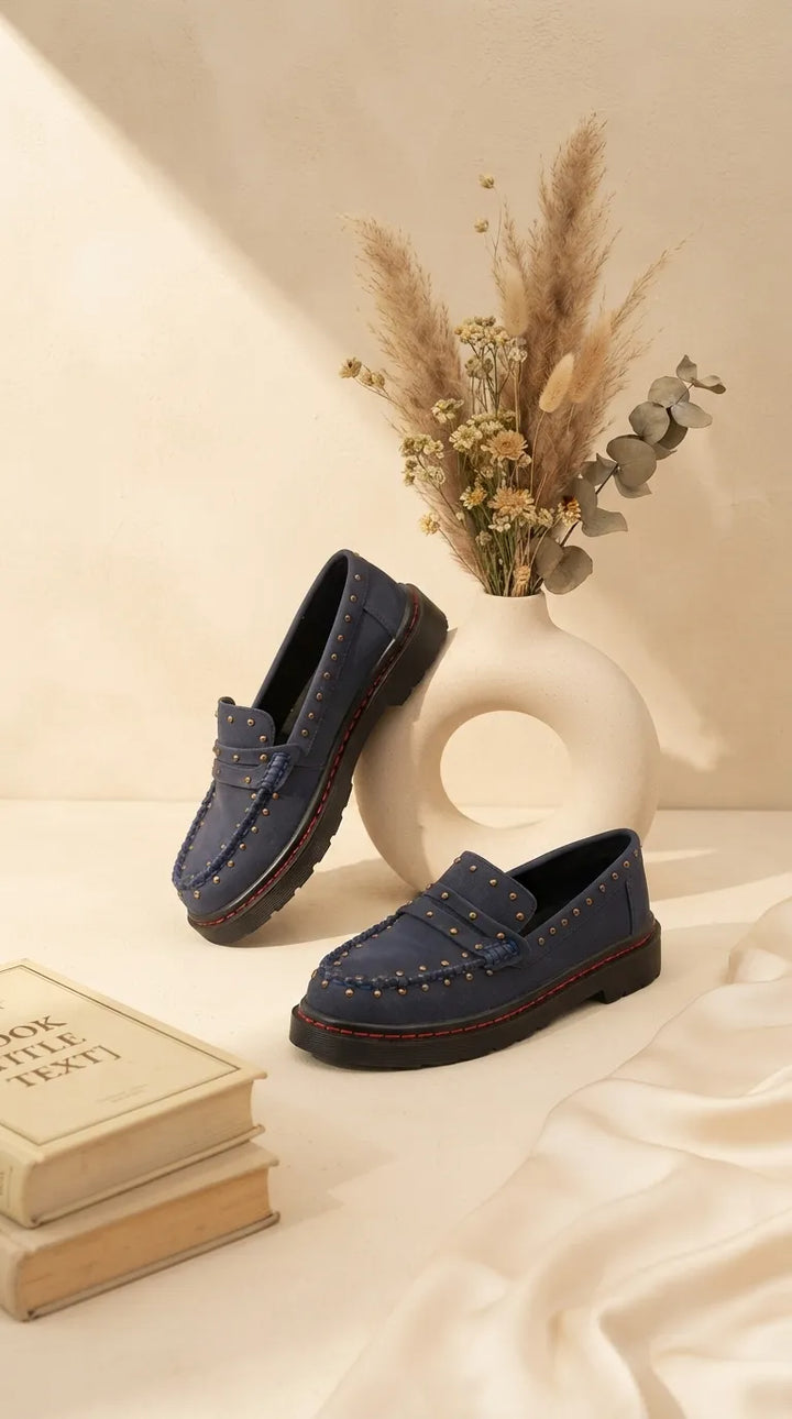 Blue Moccasin For Women WN4596