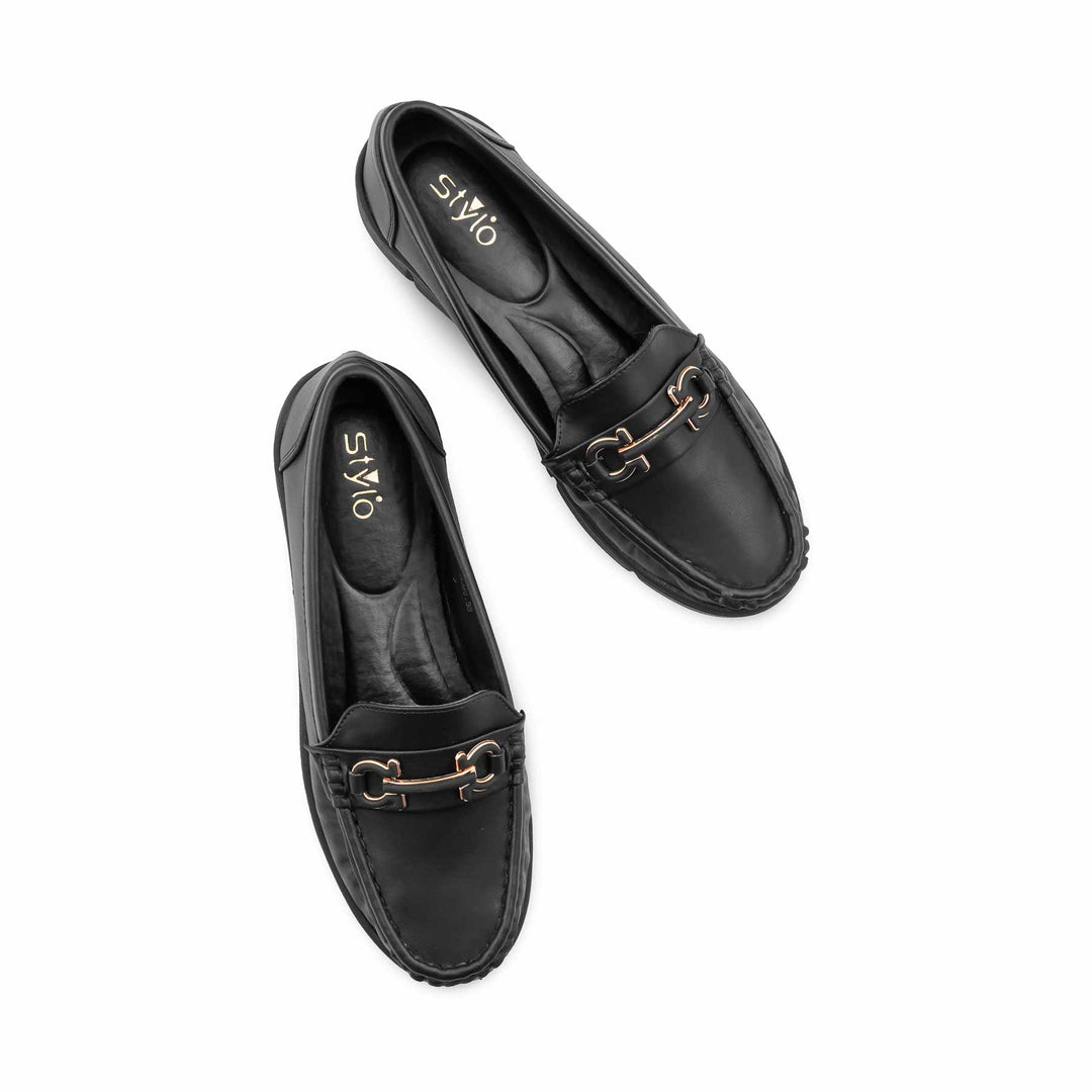 Black Moccasin For Women WN4598