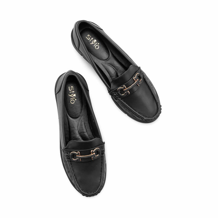 Black Moccasin For Women WN4598