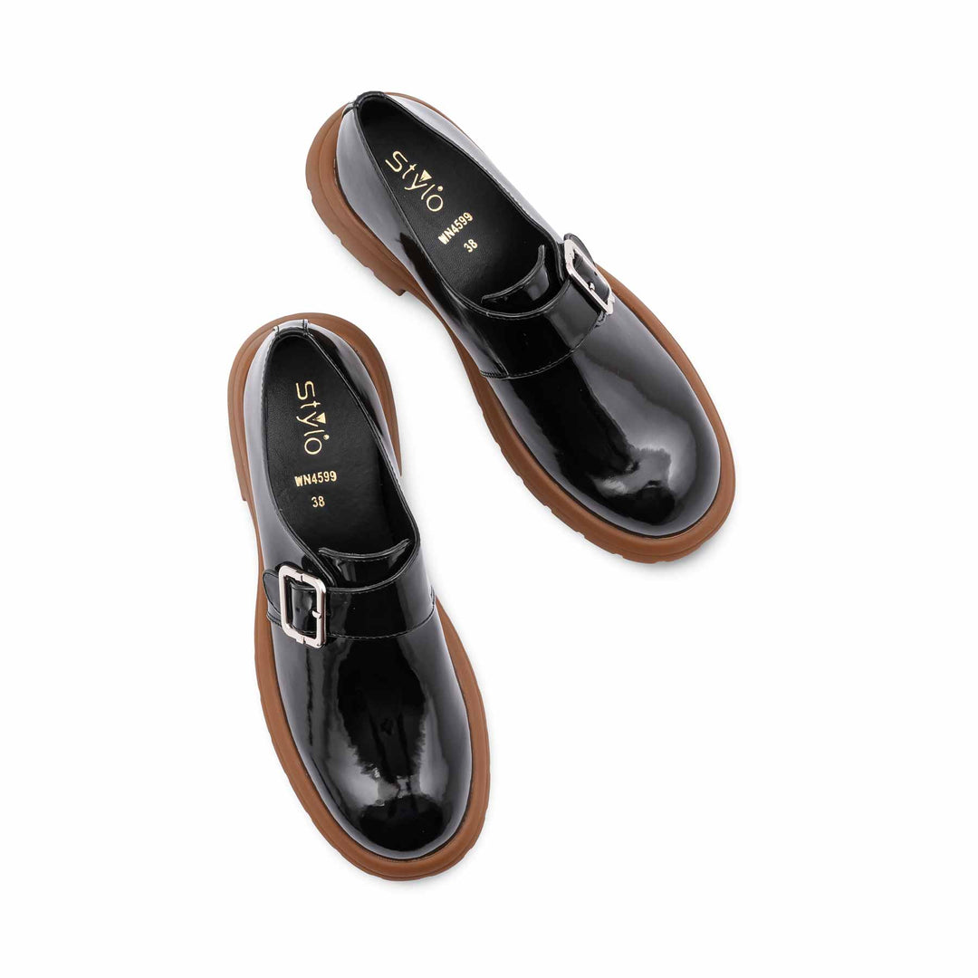 Black Moccasin For Women WN4599