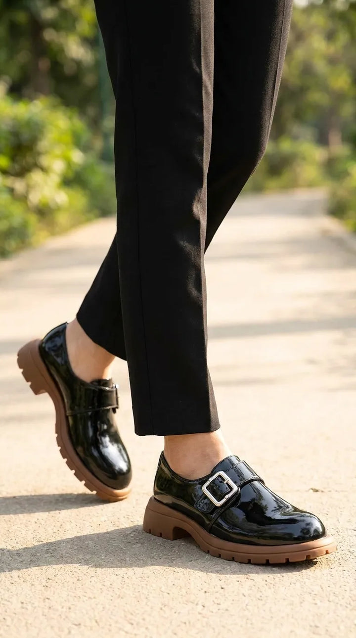 Black Moccasin For Women WN4599
