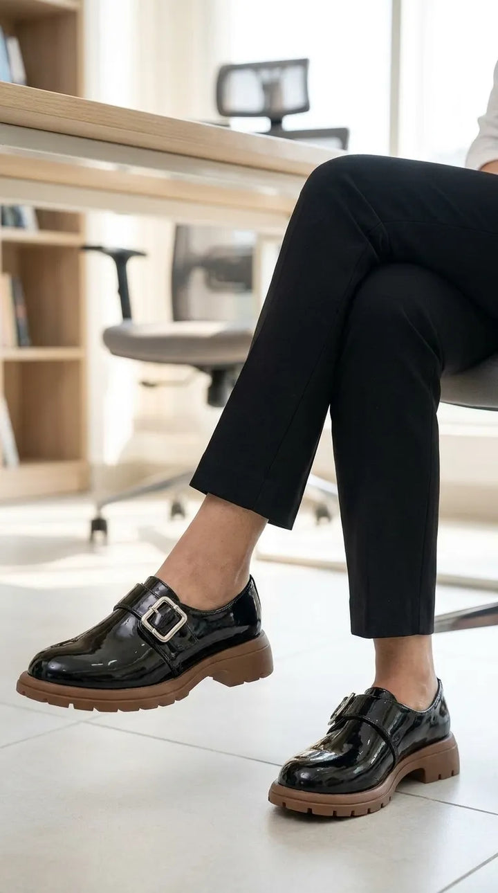Black Moccasin For Women WN4599