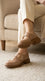 Beige Moccasin For Women WN4599