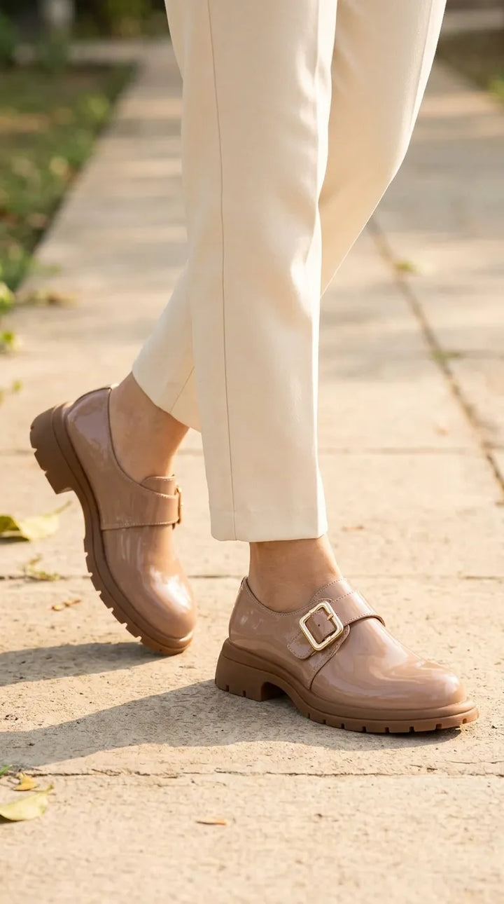 Beige Moccasin For Women WN4599