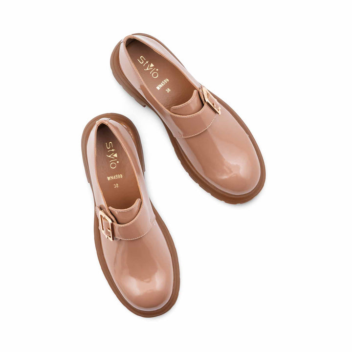 Beige Moccasin For Women WN4599