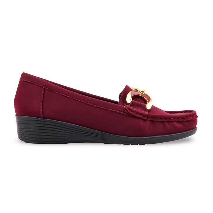 Maroon Moccasin For Women WN4600