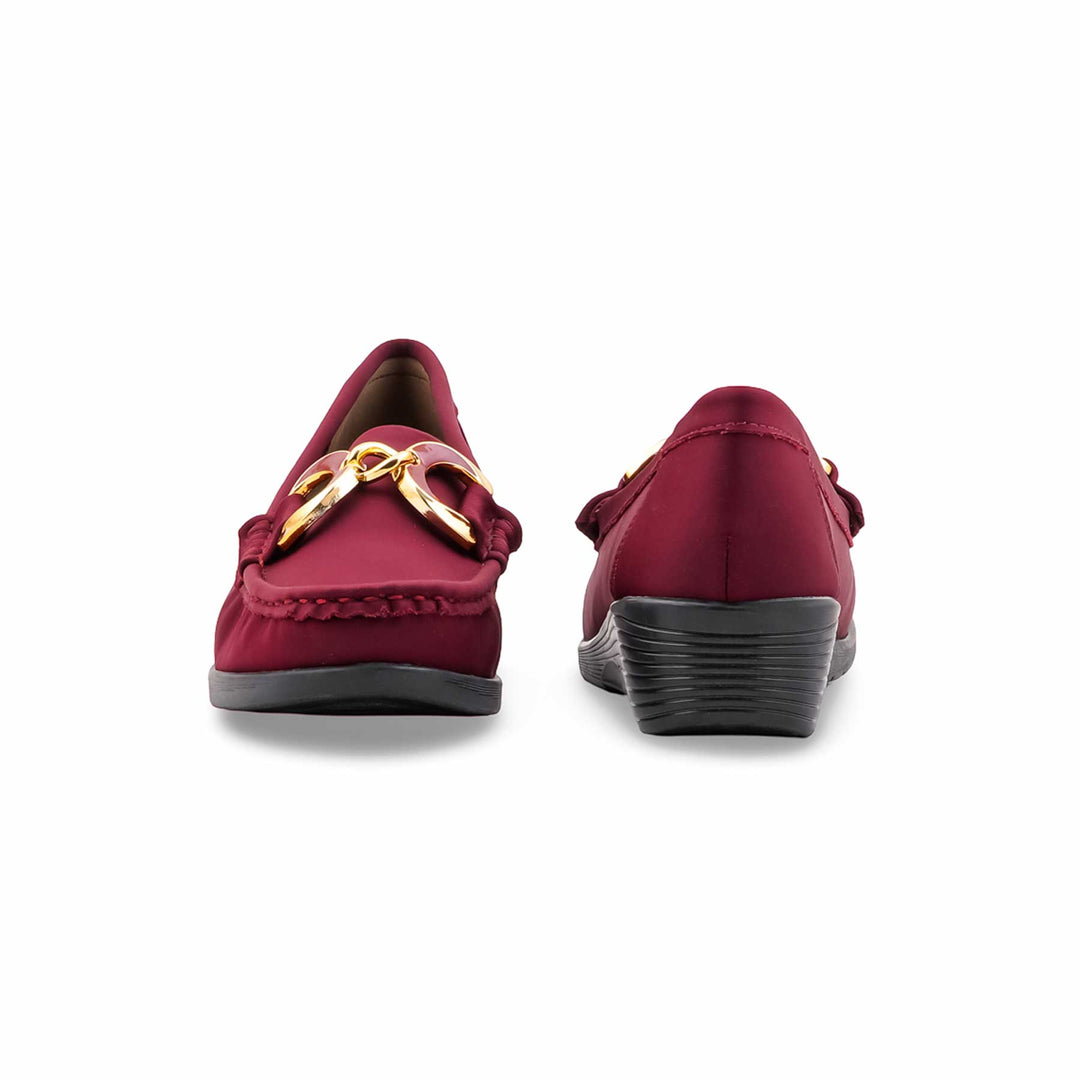 Maroon Moccasin For Women WN4600
