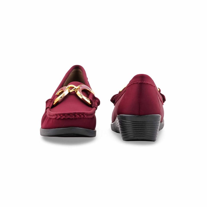Maroon Moccasin For Women WN4600