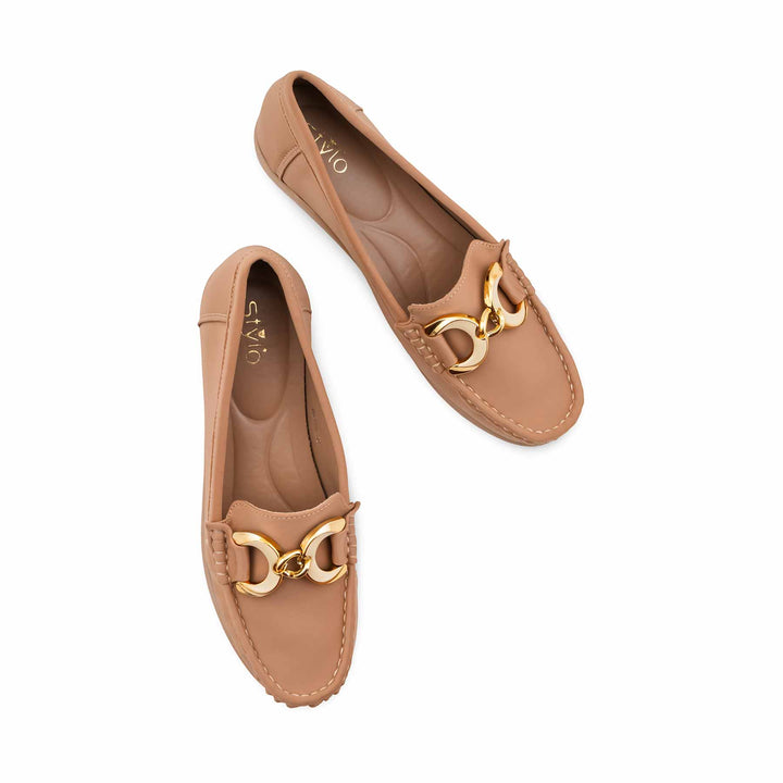 Beige Moccasin For Women WN4600