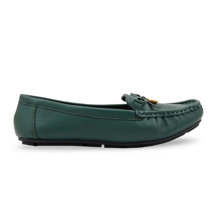 Green Moccasin For Women WN4603