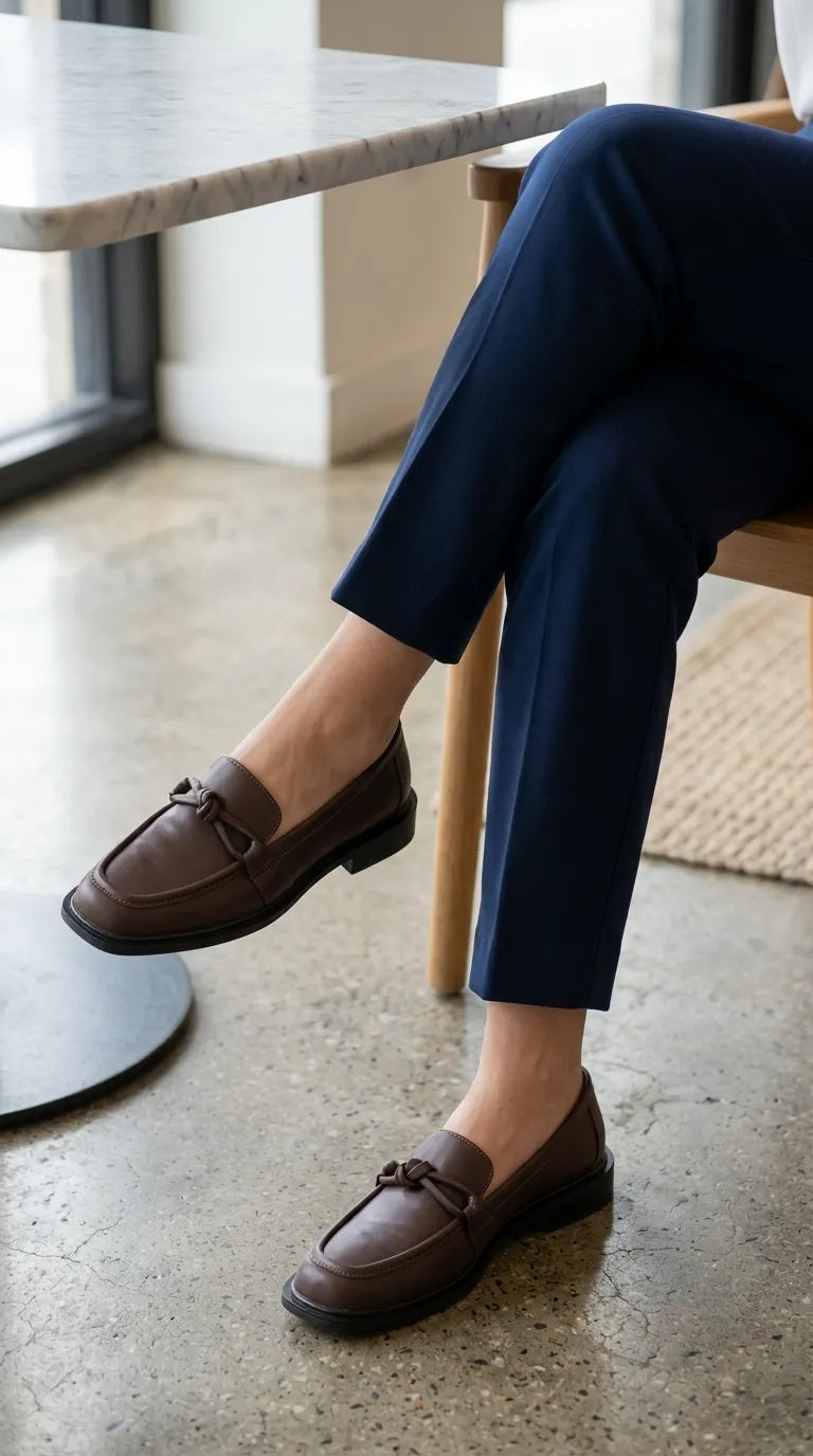 Brown Moccasin For Women WN4604