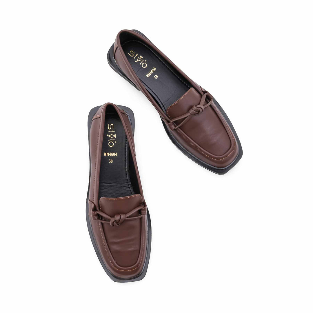 Brown Moccasin For Women WN4604