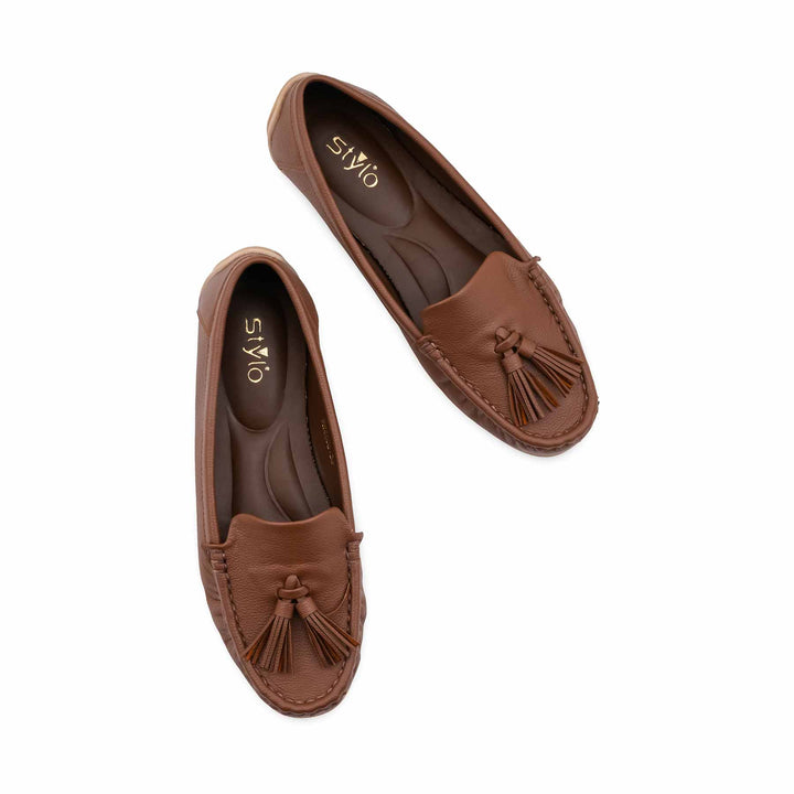 Brown Moccasin For Women WN4606