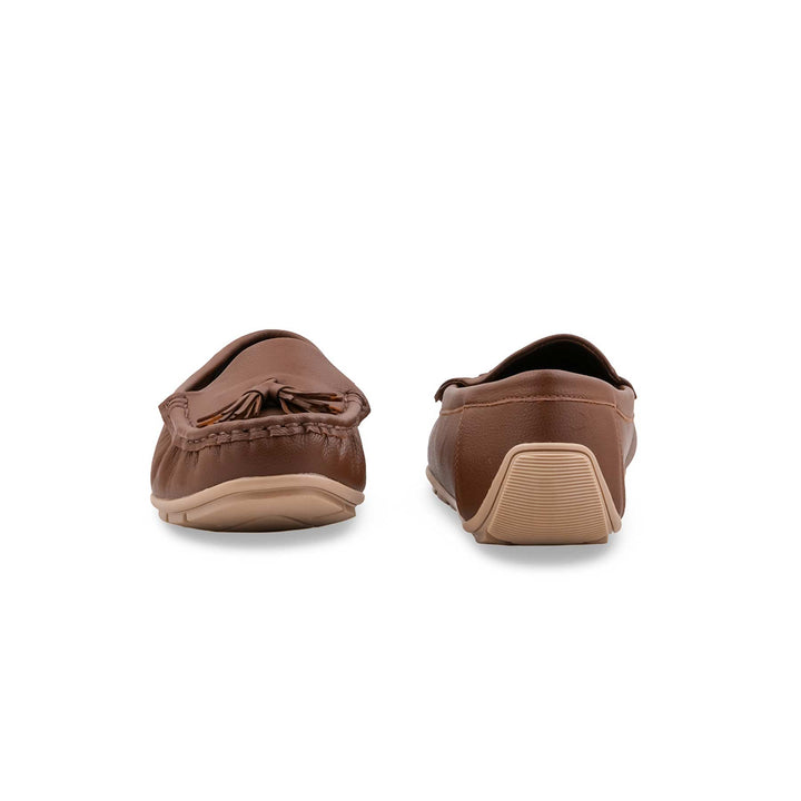 Brown Moccasin For Women WN4606