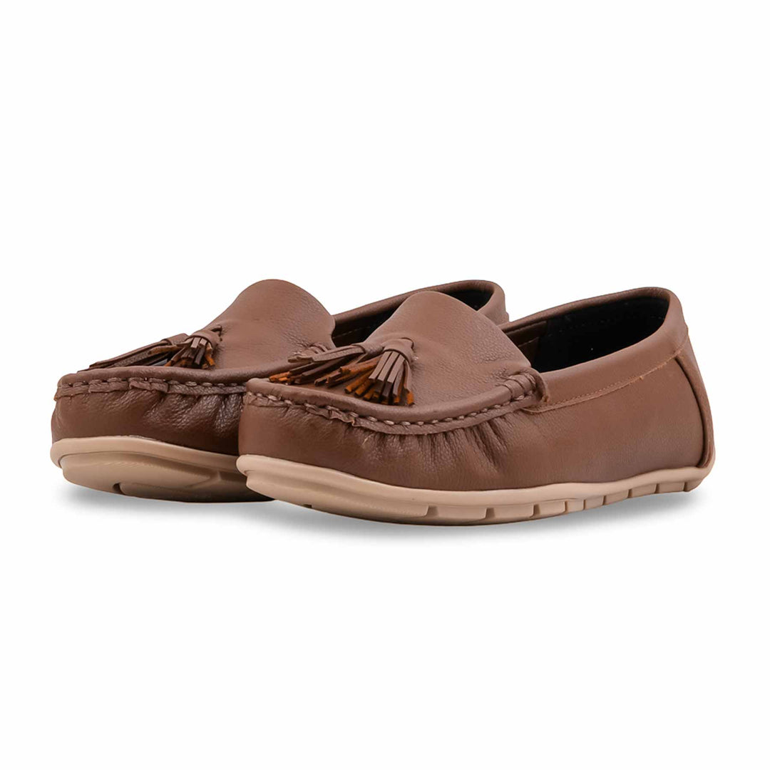Brown Moccasin For Women WN4606