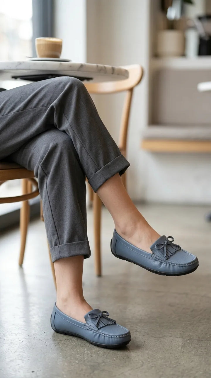 Blue Moccasin For Women WN4607