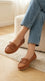 Tan Moccasin For Women WN4607